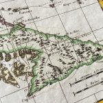 Mapa antiguo de Cuba