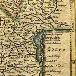 Mapa antiguo de Italia