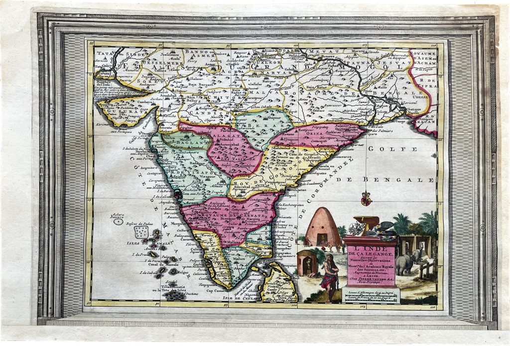 Mapa antiguo de India