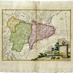 Mapa antiguo de Aragón, Cataluña y Navarra