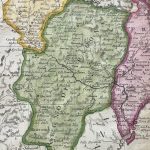 Mapa antiguo de Aragón, Cataluña y Navarra