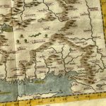 Mapa antiguo de Turquía