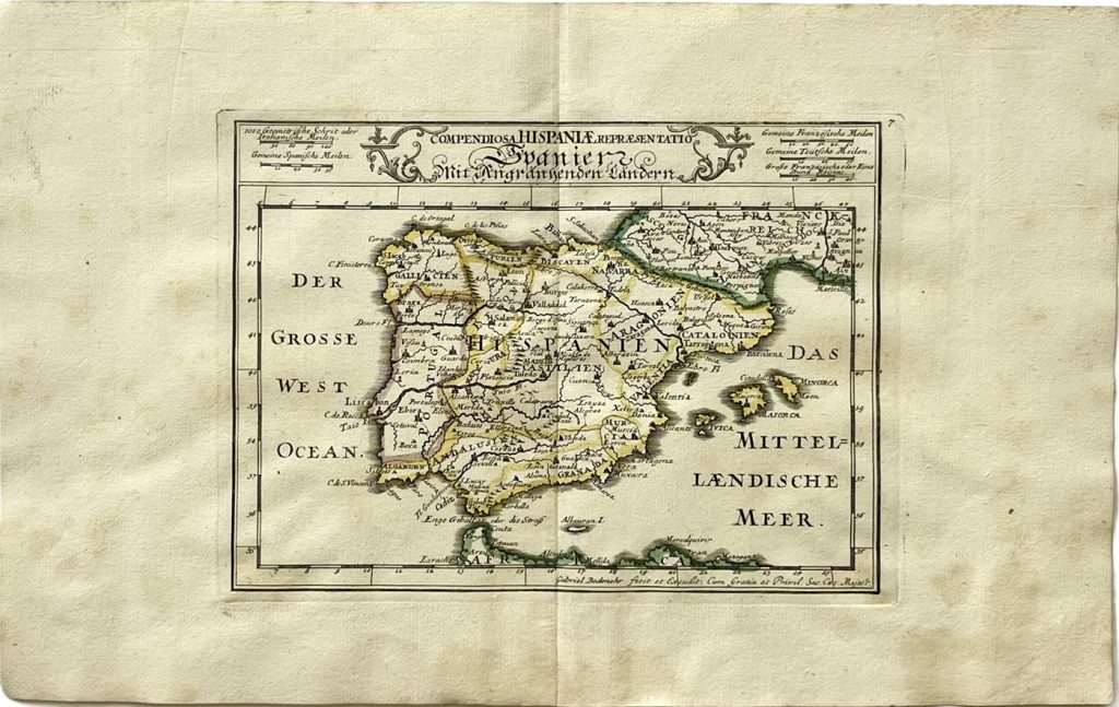 Mapa antiguo de España