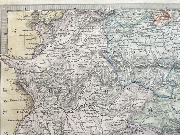 Mapa antiguo de España
