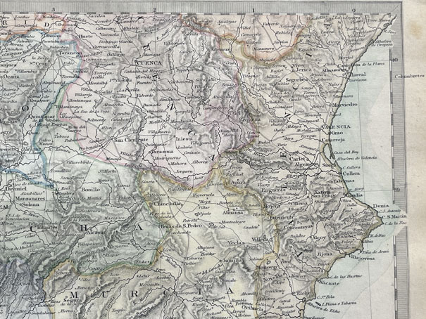 Mapa antiguo de España