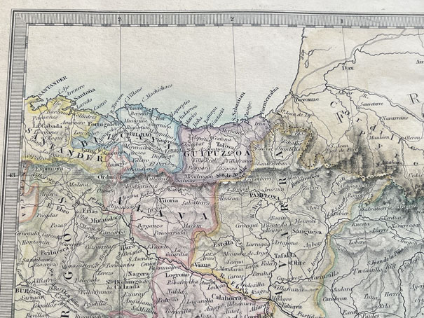 Mapa antiguo de España