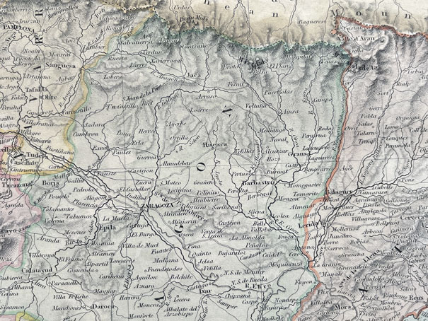 Mapa antiguo de España