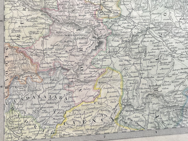 Mapa antiguo de España