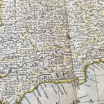 Mapa antiguo de España y Portugal