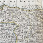 Mapa antiguo de España y Portugal