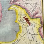 Mapa antiguo de España Cádiz