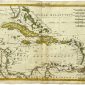 Mapa antiguo del Caribe