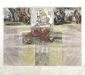 Mapa antiguo de Londres